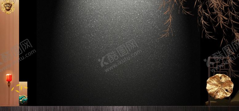 中式背景餐厅后现代创意北欧画墙