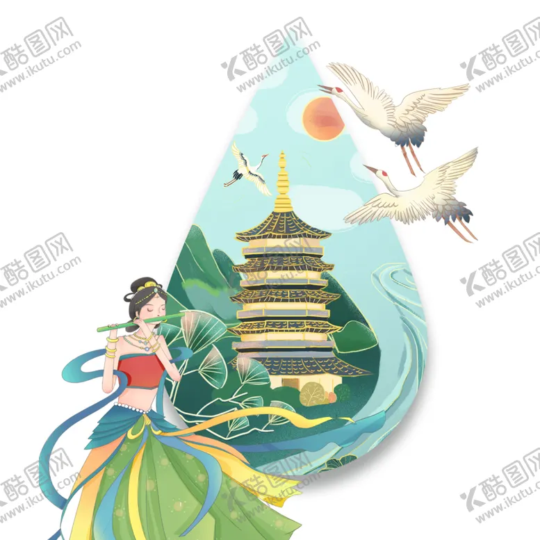 编号：59601802130658062639【酷图网】源文件下载-国潮风元素