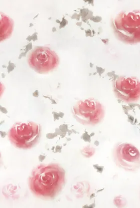 水彩玫瑰贺卡