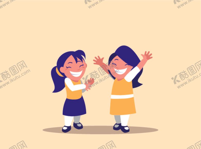 编号：20005210171336407886【酷图网】源文件下载-快乐人物孩子插画