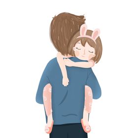 父亲节插画