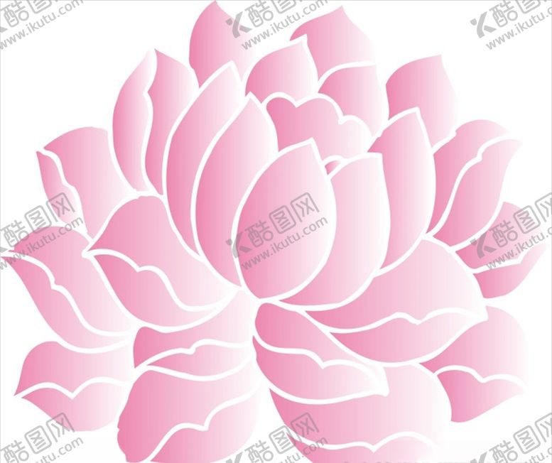 编号：52316510080601272437【酷图网】源文件下载-手绘莲花