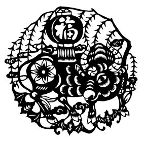 牛年剪纸
