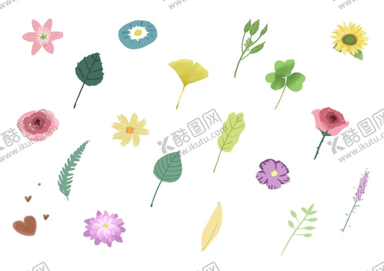 编号：90359306172247564658【酷图网】源文件下载-植物花卉元素素材