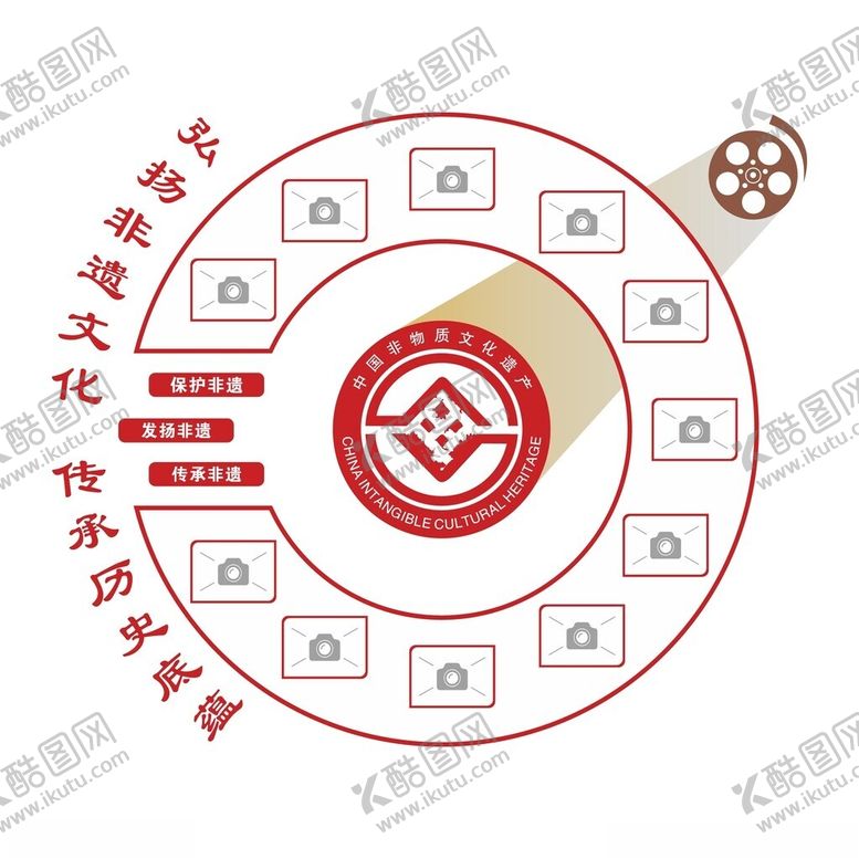 编号：22106102190250016079【酷图网】源文件下载-弘扬非遗文化