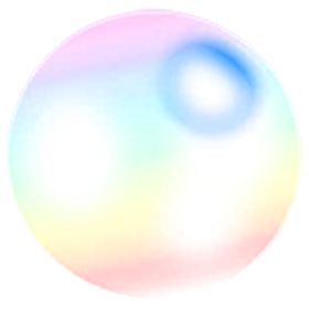 彩色透明肥皂泡气泡水泡泡泡元素