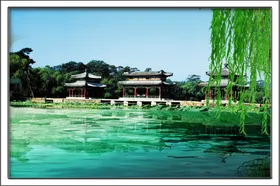展板模板公司简介企业文化蓝色背景