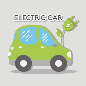 卡通新能源小车