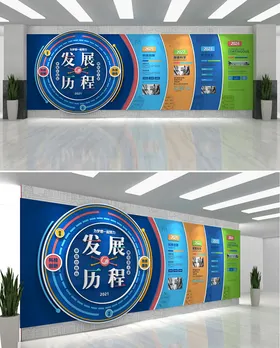 发展历程文化墙