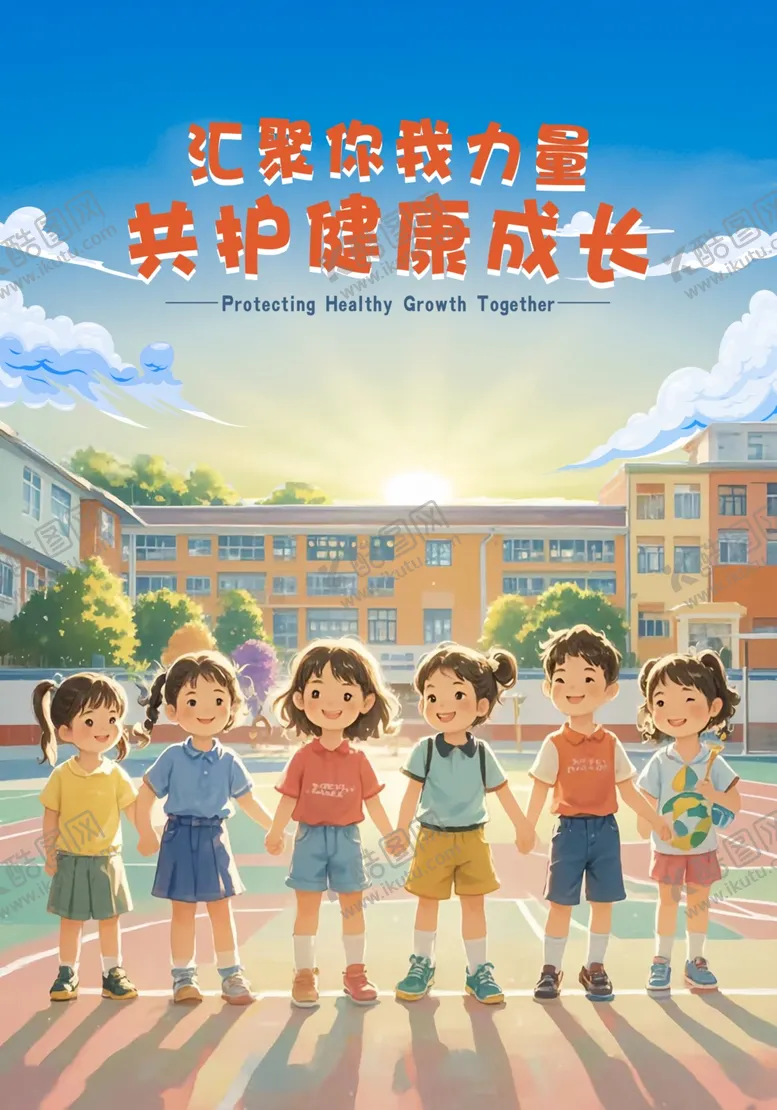 编号：40056902040924194468【酷图网】源文件下载-共护健康成长