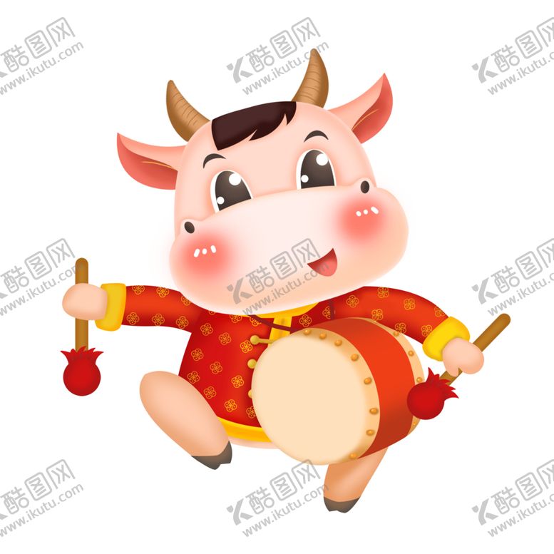 编号：31791909190207487000【酷图网】源文件下载-牛卡通形象(168)