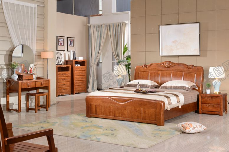 编号：30783109270746355938【酷图网】源文件下载-实木床