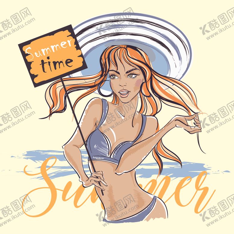 编号：26207410121259371809【酷图网】源文件下载-女性插画