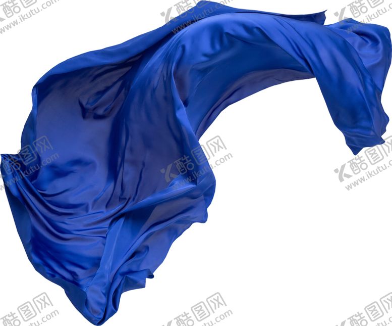 编号：20925810181512453611【酷图网】源文件下载-蓝色丝绸