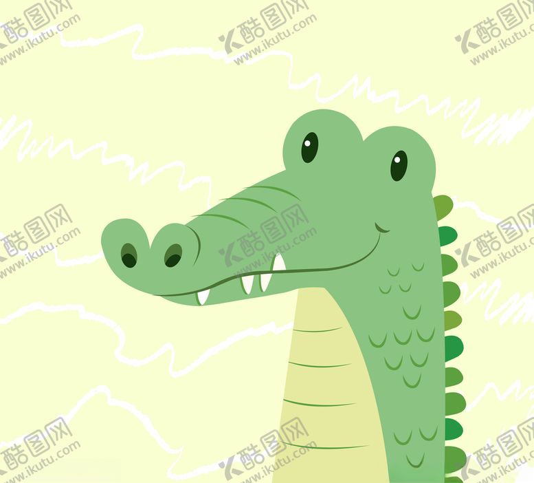 编号：89589106302115539957【酷图网】源文件下载-卡通鳄鱼