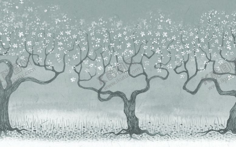 编号：10812409191818371571【酷图网】源文件下载-手绘树木森林