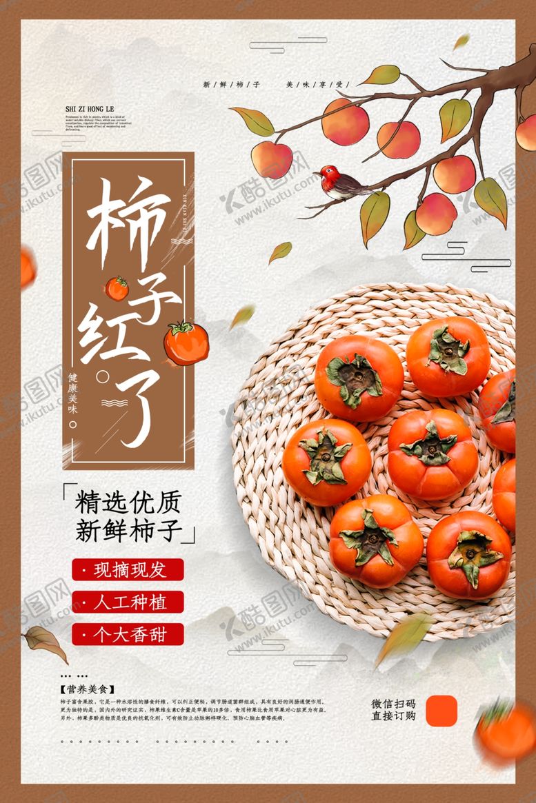 编号：58455907032224103849【酷图网】源文件下载-柿子