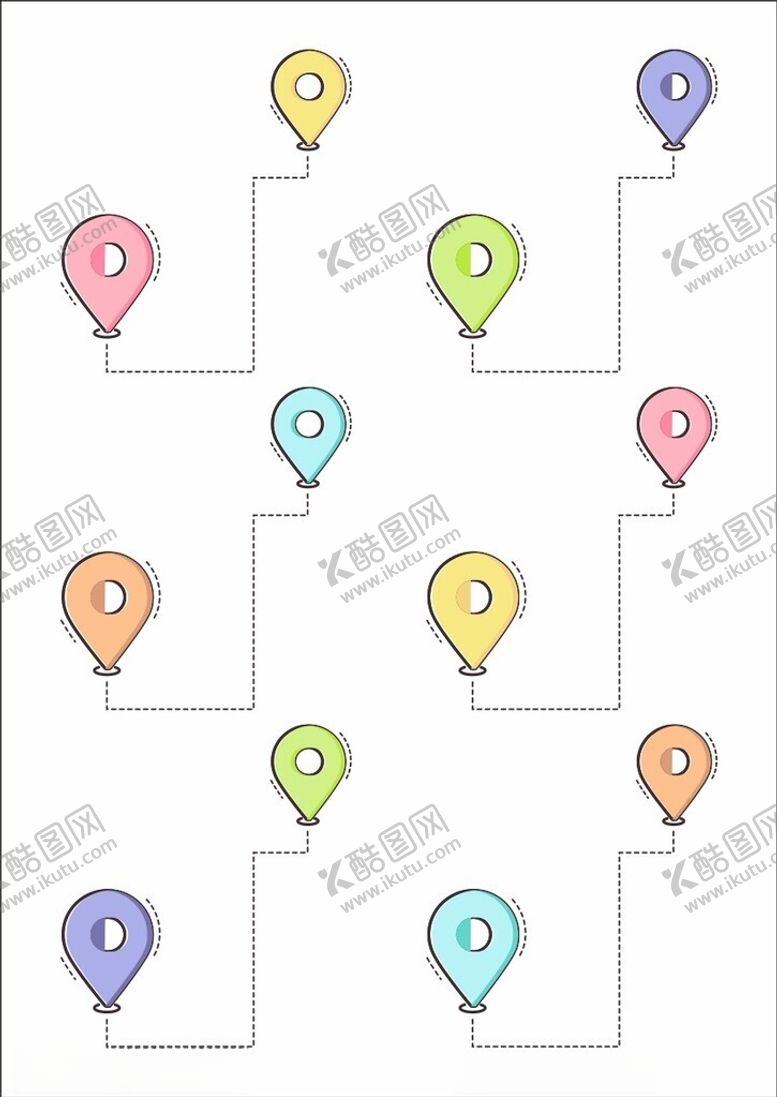 编号：95902601190359441234【酷图网】源文件下载-旅游路线线条插画
