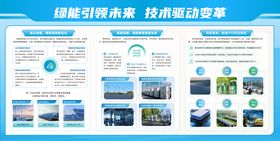 新能源科技技术展板