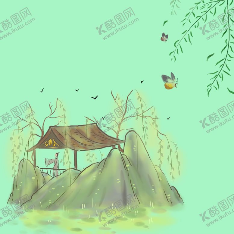 编号：45683104300213582257【酷图网】源文件下载-中国风水墨背景