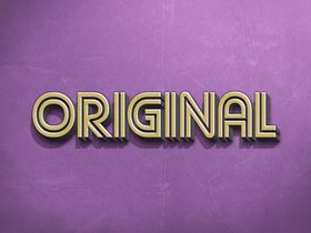 复古字体效果样机