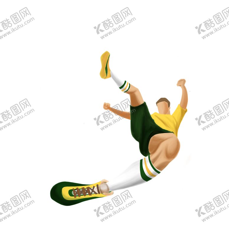 编号：43159002150202339767【酷图网】源文件下载-足球插画男生人物