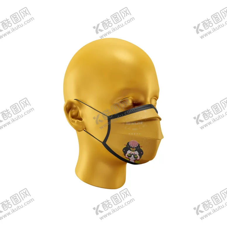 编号：37650405071349476056【酷图网】源文件下载-口罩样机