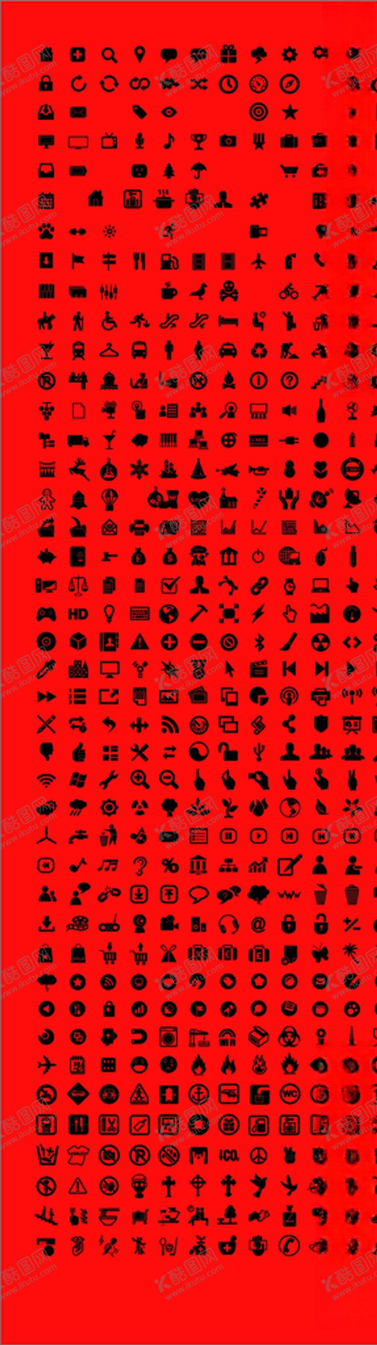 编号：25559507020342358477【酷图网】源文件下载-600个超实用图标矢量