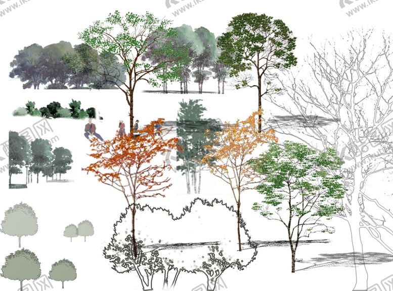 编号：67680709130555297479【酷图网】源文件下载-手绘风格植物素材