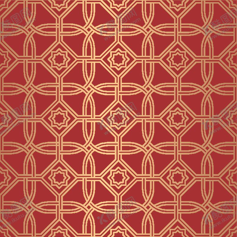 编号：70812210080016056164【酷图网】源文件下载-奢华风格的金色东方无缝图案