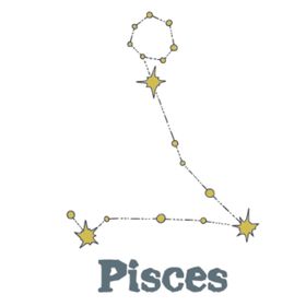 天空星座插画图案