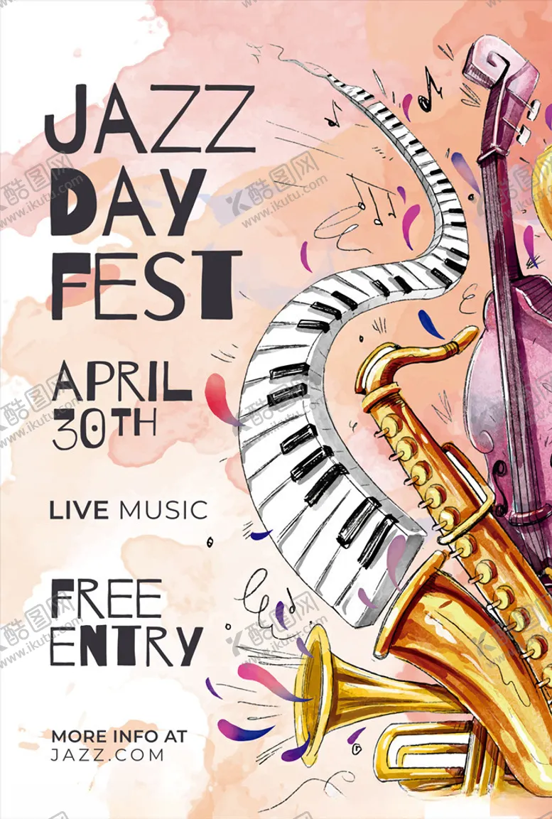 编号：85558306301715048372【酷图网】源文件下载-音乐海报