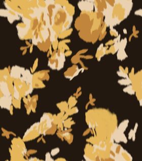 大牌抽象花卉图案