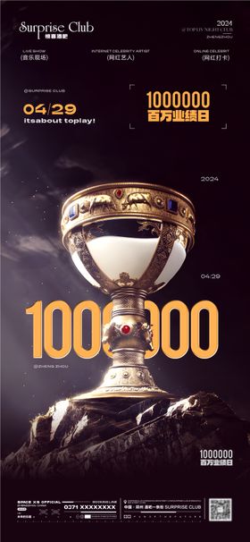 酒吧业绩奖杯