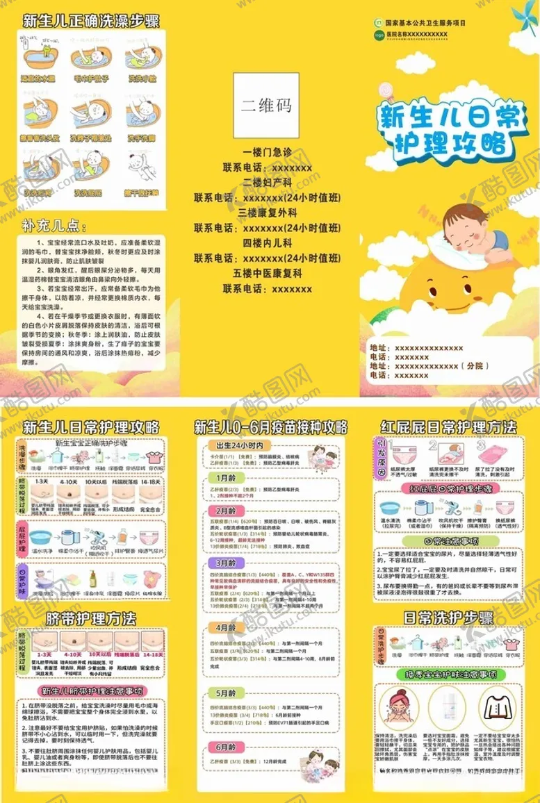 编号：25127902240516078557【酷图网】源文件下载-新生儿日常护理攻略