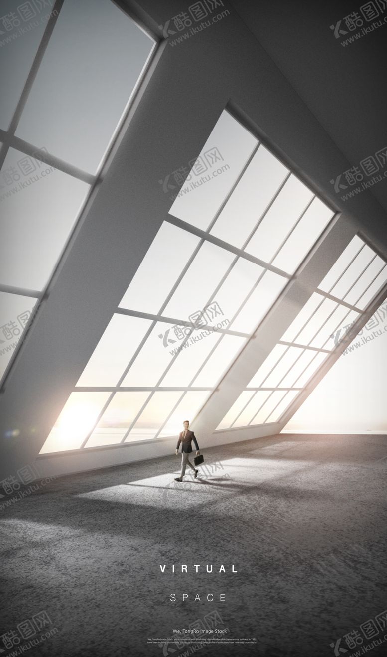 编号：17961210070434365002【酷图网】源文件下载-高级感大气简约空间海报