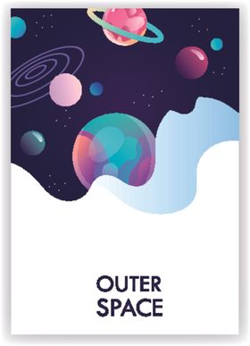 宇宙星系星球太空插画