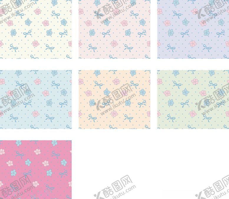 编号：82326104050504176631【酷图网】源文件下载-多彩爱心波点图案背景集