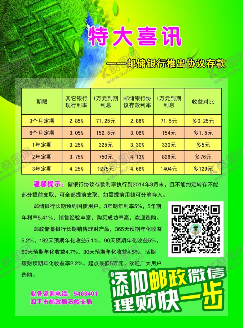编号：69847509151153342546【酷图网】源文件下载-邮政储蓄传单