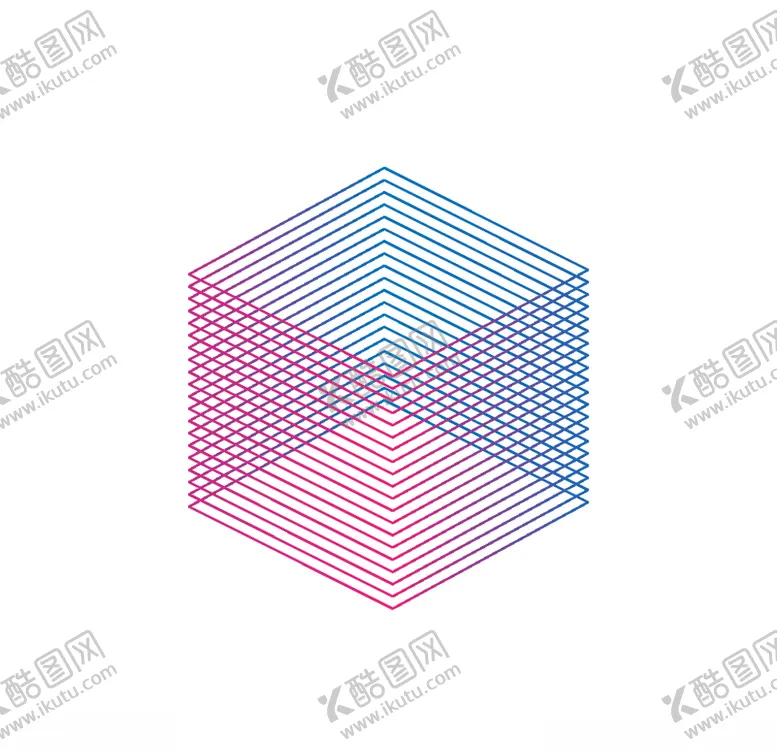 编号：81804906260343165393【酷图网】源文件下载-渐变几何线框