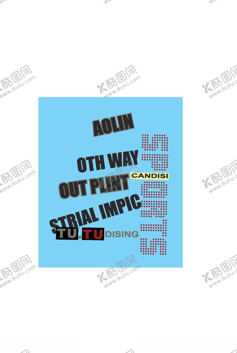 编号：23412207011135016450【酷图网】源文件下载-字母印花