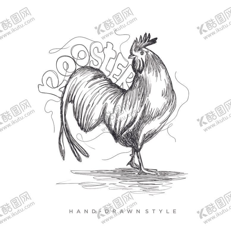 编号：47236309210617138318【酷图网】源文件下载-手绘动物