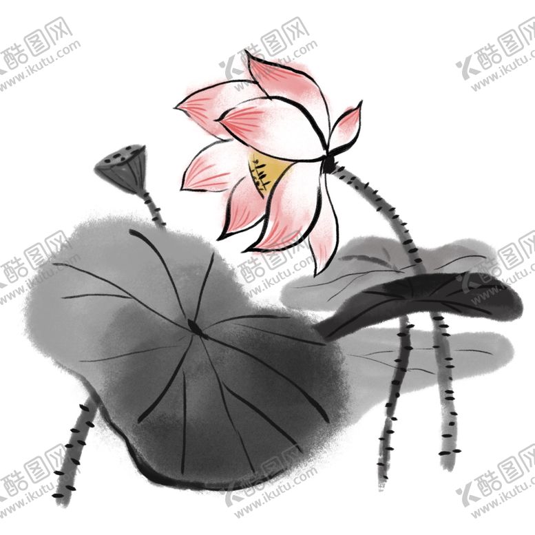编号：25608309251753495931【酷图网】源文件下载-水墨素材毛笔画素材墨迹素材