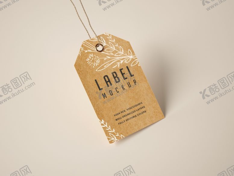 编号：68380509200705184245【酷图网】源文件下载-标签牌样机