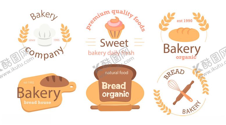 编号：89572811200205205851【酷图网】源文件下载-烘焙相关图标集合