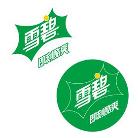 雪碧logo