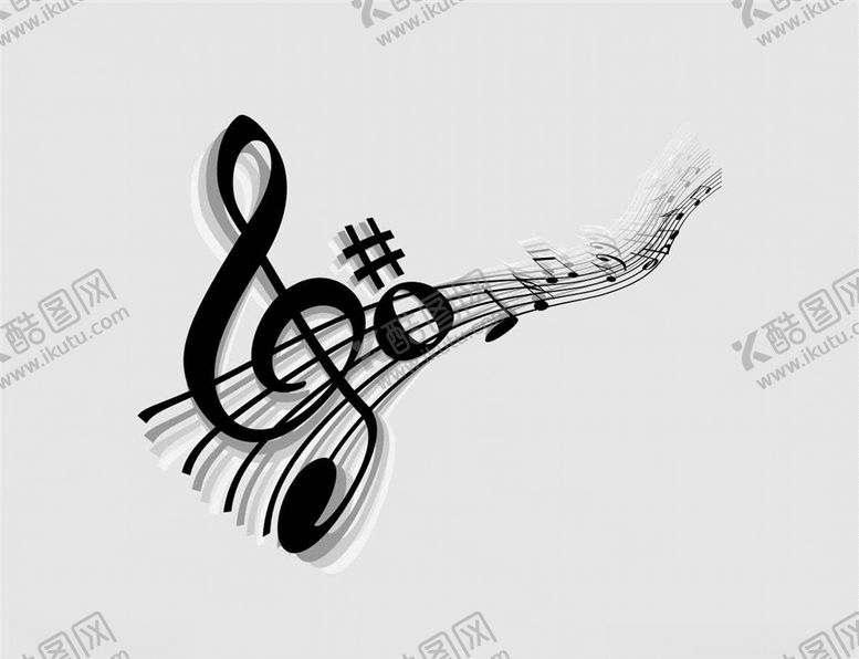 编号：36886809281052501643【酷图网】源文件下载-矢量音符元素