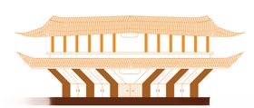 古代建筑手绘