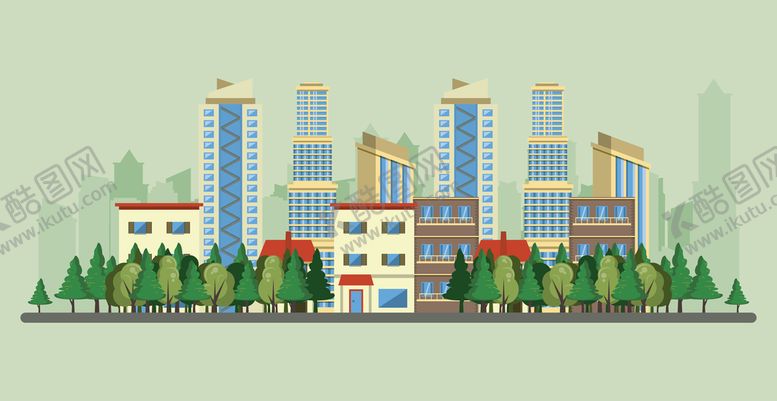 编号：47082510082050319740【酷图网】源文件下载-建筑插画