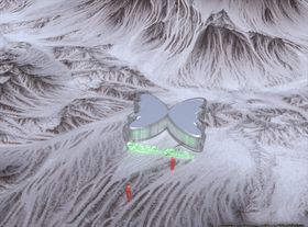 C4D雪地下雪冬至立冬